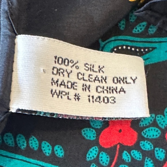 Diane Von Furstenberg Colorful Black Multi Paisley and Plaid Square Silk Scarf - Picture 10 of 15